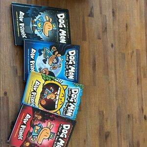 Dog Man Book Series by - Colorful Set